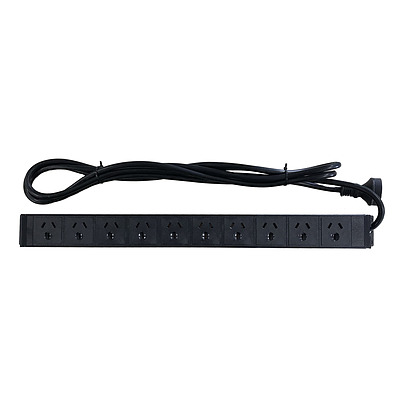 Vertical Rack Mount PDU - 10 Way