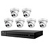 8 Channel NVR with 6 x 6MP Turret IP Camera's