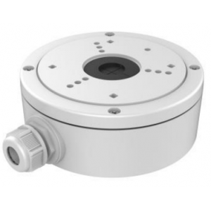 HIKVISION JUNCTION BOX WITH LID SUITS DOME WHITE ALUMINIUM ALLOY 3 HOLES & 4 HOLES FOR CAMERA MOUNTING 4.5 KG MAX LOAD W