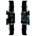 TAKEX HARDWIRED PE BEAM BLACK 50M DETECTION AREA 1 x SPST CONFIGURABLE OUTPUT (DRY) PLASTIC TA TOWER MOUNT 12-30VDC SUIT