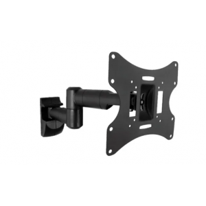 ULTRA MONITOR BRACKET ARTICULATED (DOUBLE) ARM BLK WALL MOUNT SUITS LCD/TFT FROM 23 TO 42" 30KG HOLDING FORCE