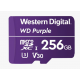 WESTERN DIGITAL WD PURPLE 256GB MICROSDXC CARD 24/7 -25°C TO 85°C WEATHER & HUMIDITY RESISTANT FOR SURVEILLANC