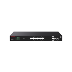 IP-COM 16PORT ( 20P) GIG SW 16x POE+ PLUS 2x SFP(1G) 2x UPLINK(1G) COMBO MAX 230W 40Gbps 29.8Mpps L2 CLOUD MAN