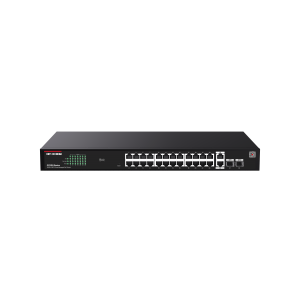 IP-COM 24PORT ( 28P) GIG SW 24x POE+ PLUS 2x SFP(1G) 2x UPLINK(1G) COMBO MAX 370W 56Gbps 41.7Mpps L2 CLOUD MAN