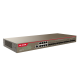 IP-COM 24PORT AGGREGATION SW NON-POE 16x SFP(1G) 8x UPLINK(1G) L3 CLOUD MANAGED OP TEMP 0 ~ +45 BRN METAL RACK