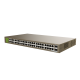 IP-COM IG1050F 48PORT ( 50P) GIG SW NON-POE PLUS 2x SFP(1G) 100Gbps 1.49Mpps L2 UNMANAGED BRN METAL RACK MTD 2