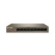 IP-COM 8PORT ( 9P) GIG ROUTER 8x POE+ MAX 95W OP TEMP -10 ~ +45 BRN METAL 51VDC INC P/S 104Hx177.5Wx26D (MM)