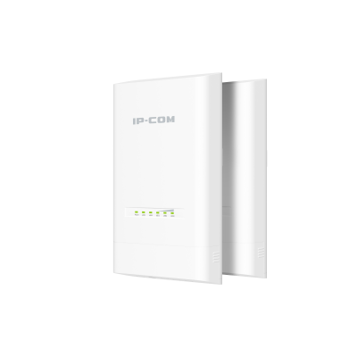 IP-COM 5GHz O/D CPE 9dBi POINT TO POINT AUTO-PAIRING 1x ETH IP65 300Mbps UPTO 5KM POLE/ WALL MTD WHT 12V PASSI