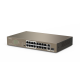 IP-COM 16PORT ( 18P) SW 16x POE+ PLUS 1x SFP(1G) 2x UPLINK(1G) COMBO MAX 130W 7.2Gbps 5.36Mpps L2 UNMANAGED OP