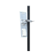 IP-COM 5GHz DIRECTIONAL BASE STN ANTENNA 2x RPSMA CONNECTORS 5100-5850MHz UPTO 3KM POLE MTD GRY 388Hx150Wx20 (