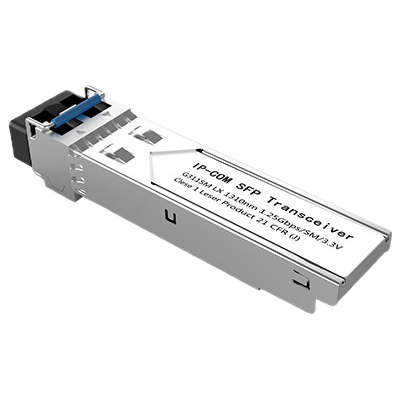 IP-COM SFP SINGLE MODE FIBRE MOD FULL DUPLEX SIL LC TX 1310nm 1.25GBPS 20KM DIST