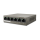 IP-COM 4PORT SW 4x POE+ PLUS 2x UPLINK(100M) MAX 63W 1.2Gbps 148800pps L2 UNMANAGED OP TEMP 0 ~ +45 BRN METAL