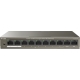 IP-COM 8PORT SW 8x POE+ PLUS 2x UPLINK(100M) MAX 63W 1.6Gbps 148800pps L2 UNMANAGED OP TEMP 0 ~ +45 BRN METAL