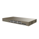 IP-COM 24PORT ( 28P) GIG SW 24x POE+ PLUS 4x SFP(10G) MAX 410W 128Gbps 95.2Mpps L3 MANAGED OP TEMP 0 ~ +45 BRN