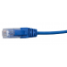 PATCH LEAD CAT6 28AWG BLUE 0.3M SLIM