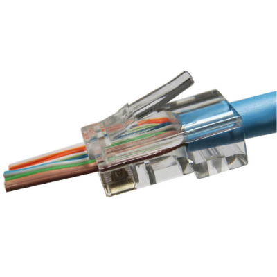 CAT6 UNSHIELDED FEED THROUGH PLUG JAR100