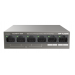 IP-COM 4PORT ( 6P) GIG SW 4x POE+ MAX 63W 12Gbps 8.93Mpps L2 CLOUD MANAGED OP TEMP 0 ~ +45 BRN METAL 240VAC 26