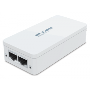 IP-COM GIGABIT POE INJECTOR 51VDC@0.8A 30W WHT PLASTIC 240VAC 33Hx60Wx132.3D (MM)